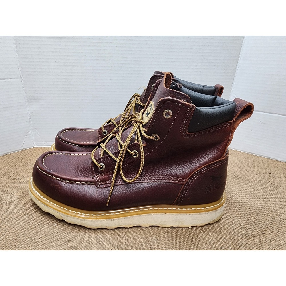 Red Wing Irish Setter Ashby Moc Toe Brown Soft Toe Boot Mens Size 11.5 D 83605